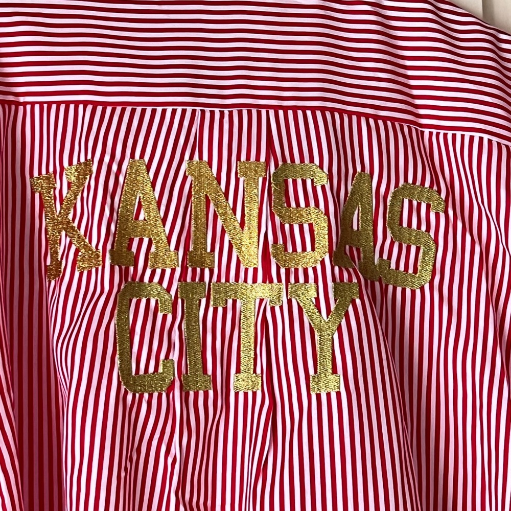 KC Chiefs Button Down-NWT